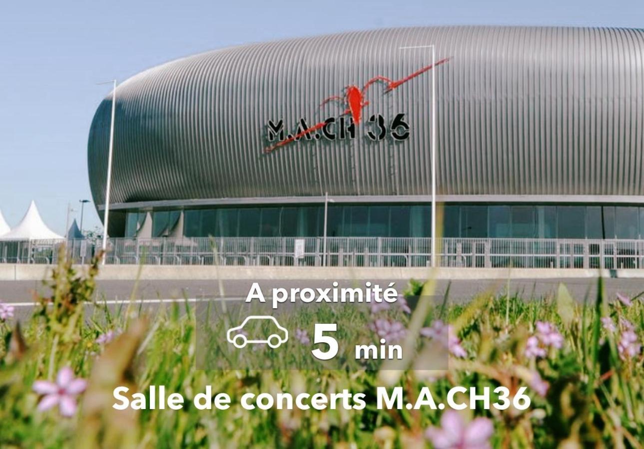 Le Boheme ⸱ Stationnement Gratuit ⸱ Fibre Apartment Deols Exterior photo
